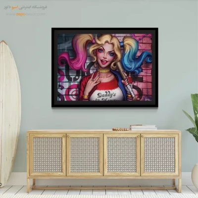 تابلو کمیک ابرقهرمان رنگی - انتحار – تابلو کمیک استریپ - اسپو دکور