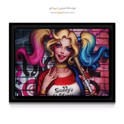 تابلو کمیک ابرقهرمان رنگی - انتحار – تابلو کمیک استریپ - اسپو دکور