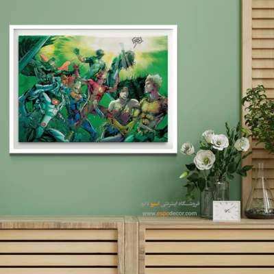 تابلو قهرمان کمیک دیواری - جنگجویان اسطوره‌ – تابلو کمیک استریپ - اسپو دکور
