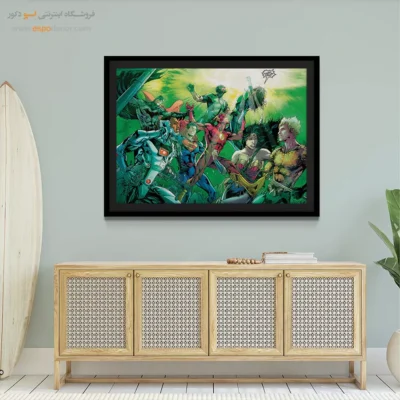 تابلو قهرمان کمیک دیواری - جنگجویان اسطوره‌ – تابلو کمیک استریپ - اسپو دکور