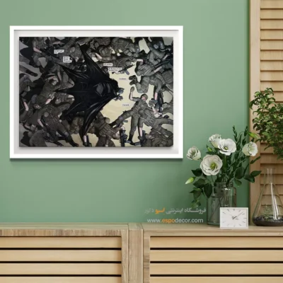 تابلو قهرمان فانتزی - افسانه‌های روشن – تابلو کمیک استریپ - اسپو دکور