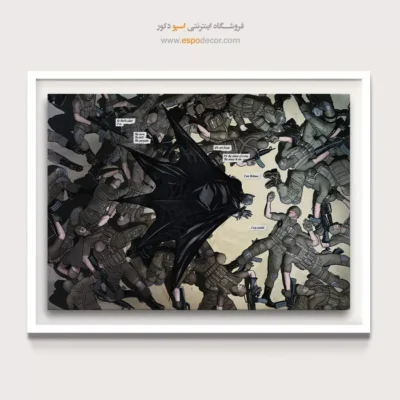 تابلو قهرمان فانتزی - افسانه‌های روشن – تابلو کمیک استریپ - اسپو دکور