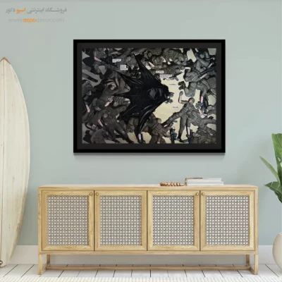 تابلو قهرمان فانتزی - افسانه‌های روشن – تابلو کمیک استریپ - اسپو دکور