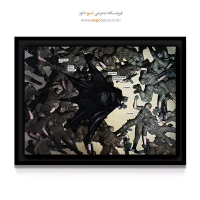 تابلو قهرمان فانتزی - افسانه‌های روشن – تابلو کمیک استریپ - اسپو دکور