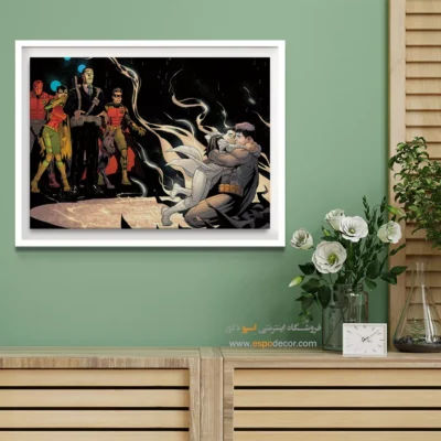 هنر کمیک استریپ قهرمانان - طلوع آزادی – تابلو کمیک استریپ - اسپو دکور