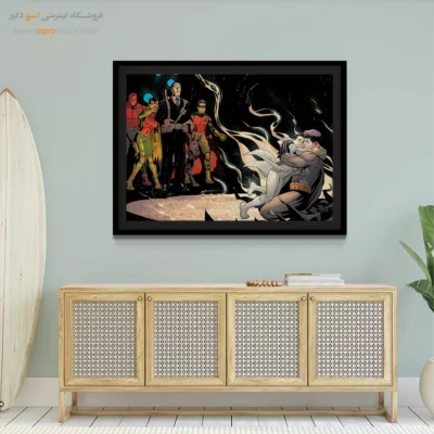 هنر کمیک استریپ قهرمانان - طلوع آزادی – تابلو کمیک استریپ - اسپو دکور