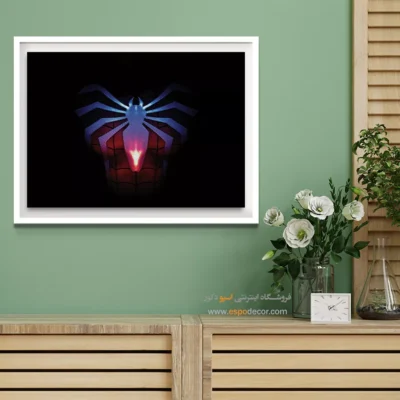 تابلو دیواری کمیک قهرمانی - مرد عنکبوتی مارول – تابلو کمیک استریپ - اسپو دکور