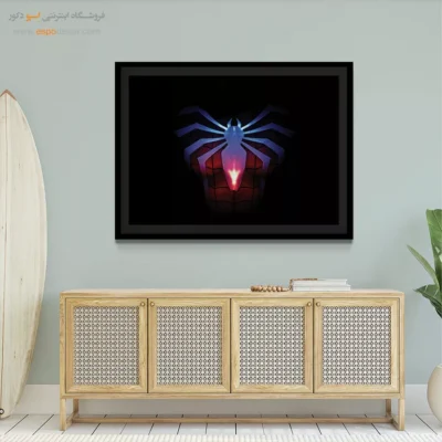 تابلو دیواری کمیک قهرمانی - مرد عنکبوتی مارول – تابلو کمیک استریپ - اسپو دکور