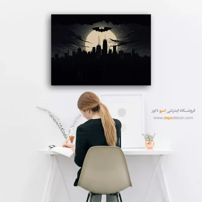 تابلو شخصیت ابرقهرمان کمیک