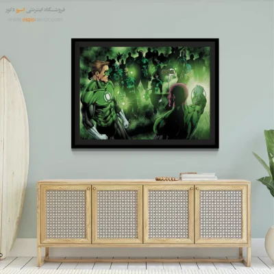 تابلو قهرمانان فانتزی - فانوس – تابلو کمیک استریپ - اسپو دکور