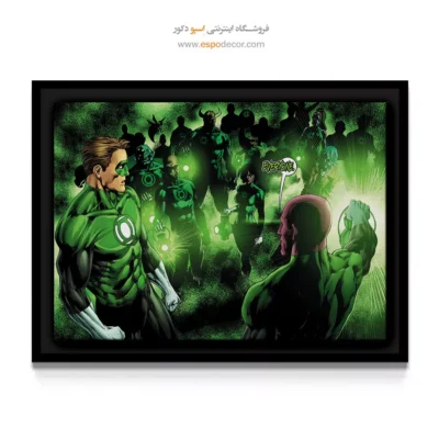 تابلو قهرمانان فانتزی - فانوس – تابلو کمیک استریپ - اسپو دکور