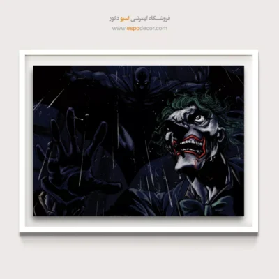 تابلو کمیک داستانی ابرقهرمانان - داستان‌ جوکر – تابلو کمیک استریپ - اسپو دکور