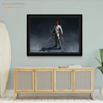 تصویرسازی قهرمانی کمیک - برج‌ قدرت – تابلو کمیک استریپ - اسپو دکور