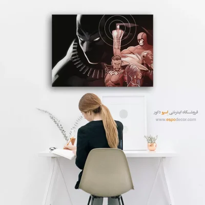 تابلو دیواری قهرمانی کمیک
