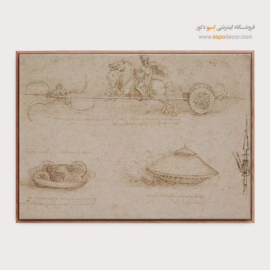 تابلو نقاشی های داوینچی - اسپو دکور