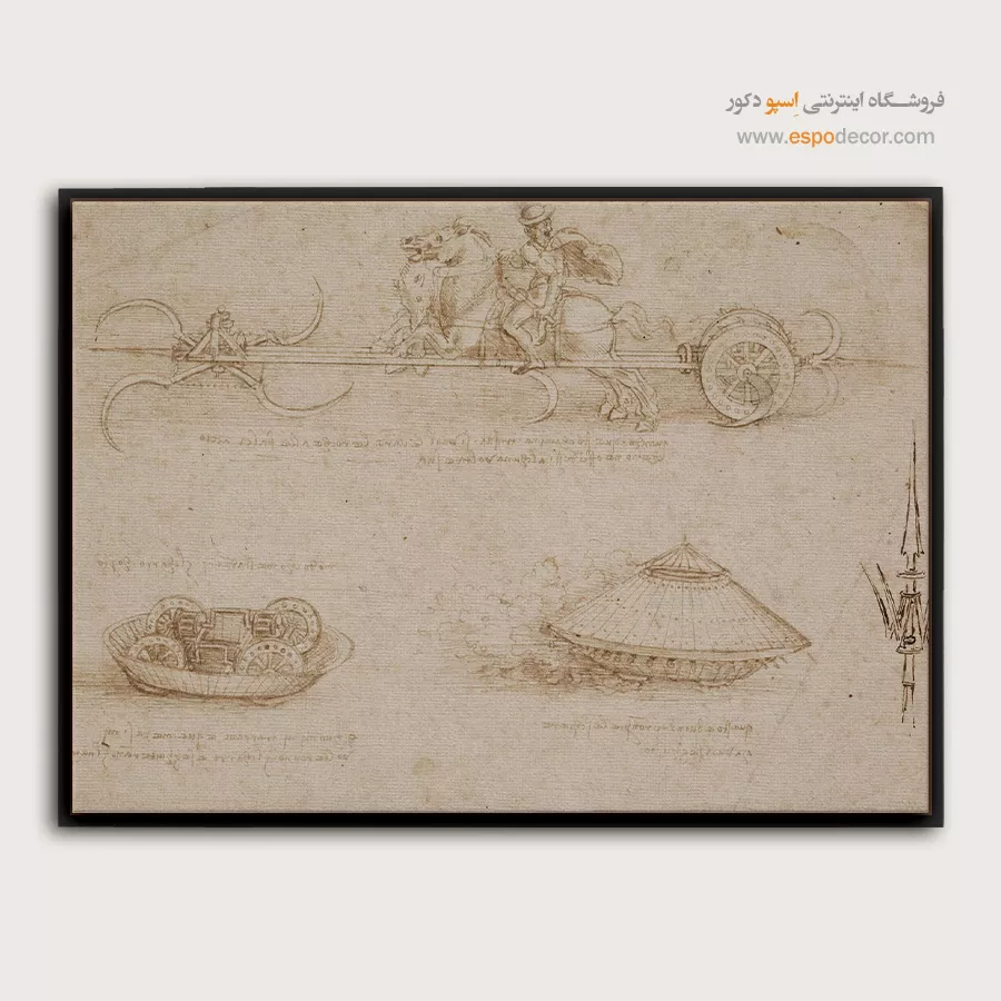 تابلو نقاشی های داوینچی - اسپو دکور