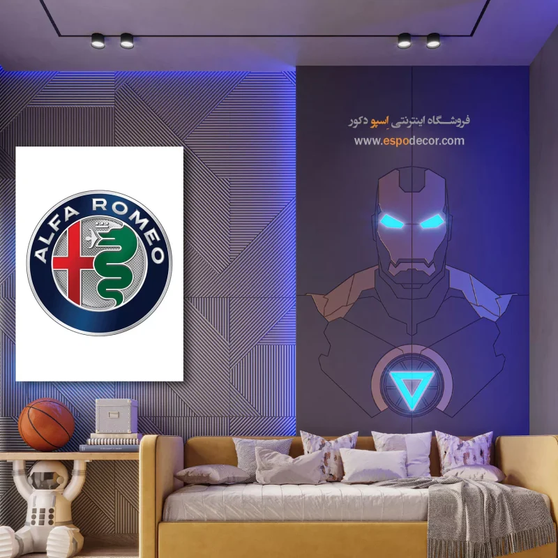 خرید تابلو برند ماشین آلفا رومئو