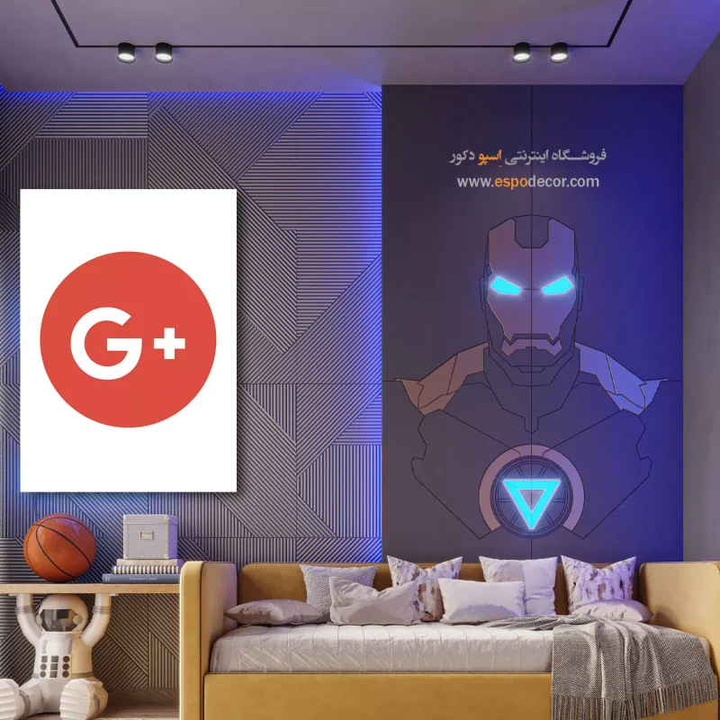 خرید تابلو لوگو معروف گوگل پلاس