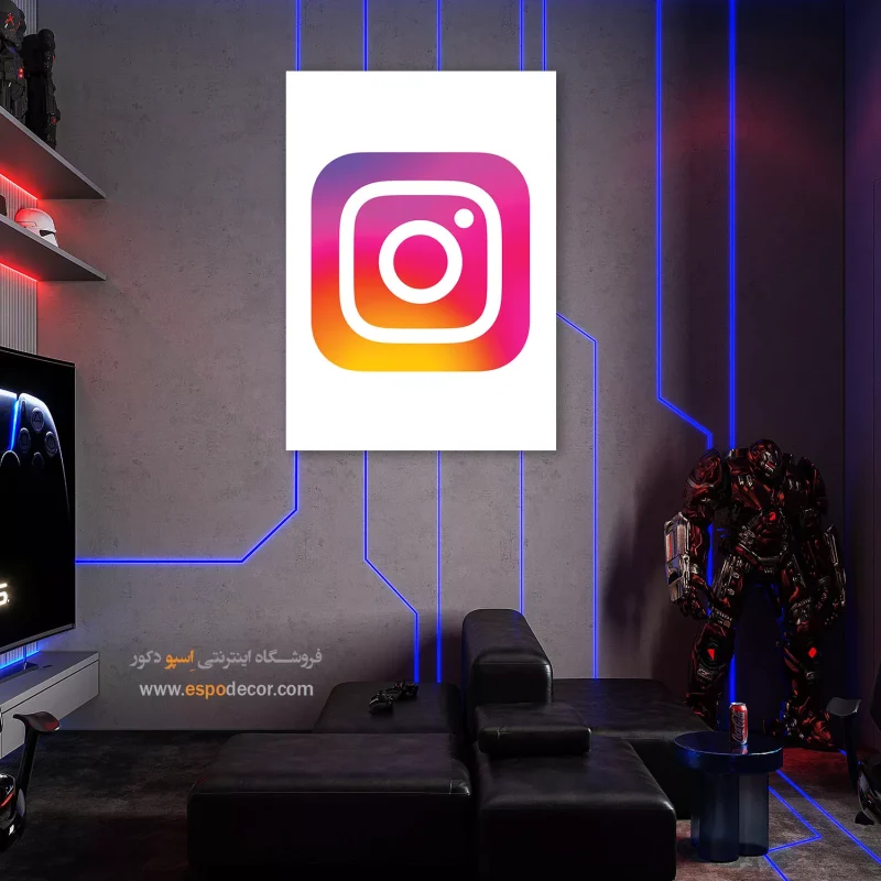 خرید تابلو لوگو اینستاگرام