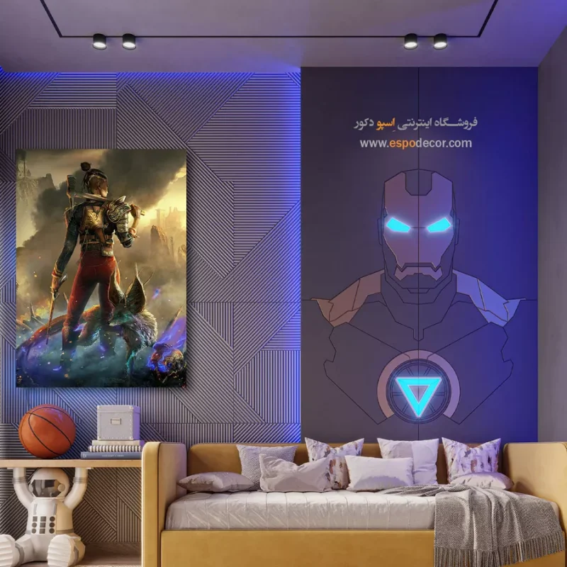 خرید آنلاین تابلو گیمینگ اتاق خواب