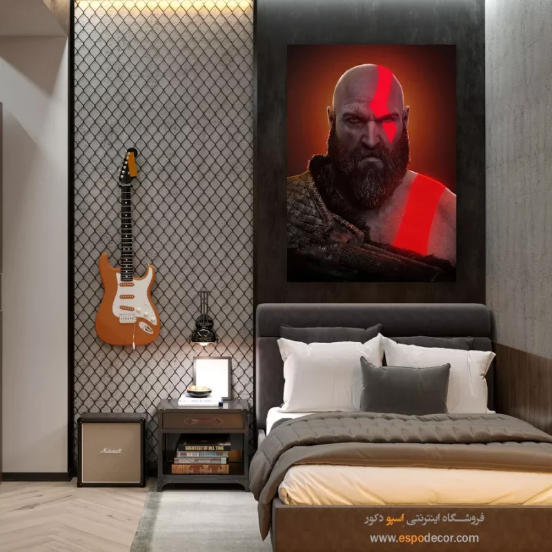 تابلو گرافیکی بازی برای اتاق کار