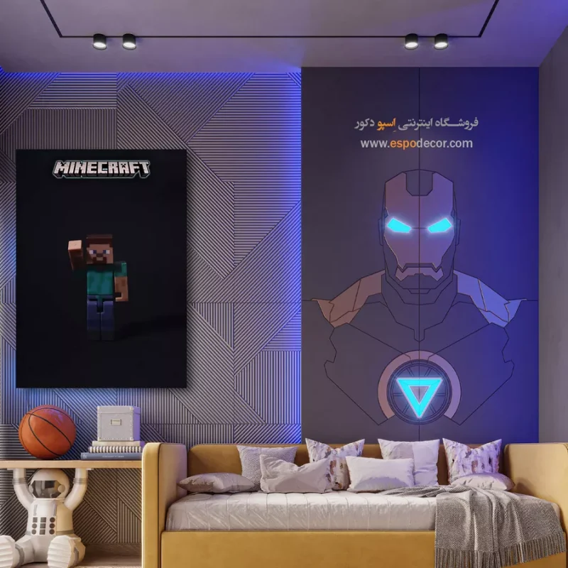 خرید آنلاین تابلو گیمینگ اتاق خواب
