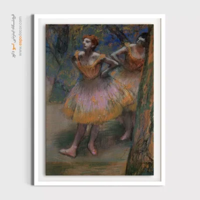 تابلو دکوراتیو رقصنده - دو رقصنده – تابلو نقاشی ادگار دگا - اسپو دکور