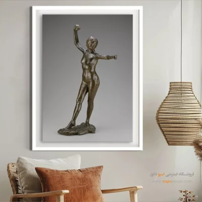 تابلو نقاشی اروپایی کلاسیک - آماده برای رقصیدن – تابلو نقاشی ادگار دگا - اسپو دکور