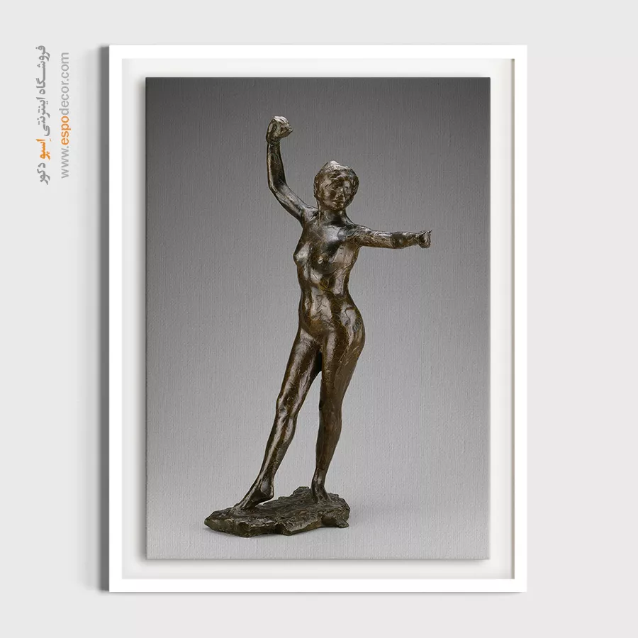 تابلو نقاشی اروپایی کلاسیک - آماده برای رقصیدن – تابلو نقاشی ادگار دگا - اسپو دکور