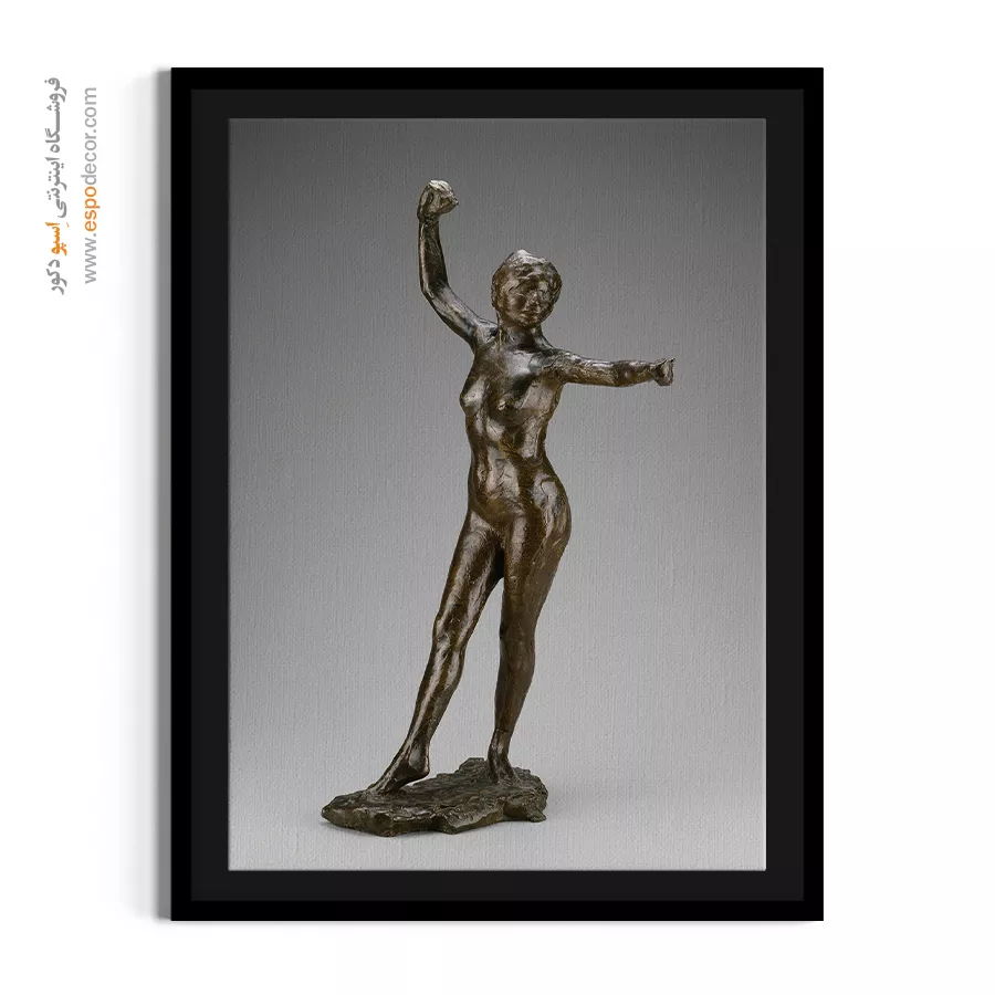 تابلو نقاشی اروپایی کلاسیک - آماده برای رقصیدن – تابلو نقاشی ادگار دگا - اسپو دکور