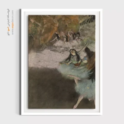 تابلو نقاشی رقصندگان مشهور - روی صحنه – تابلو نقاشی ادگار دگا - اسپو دکور