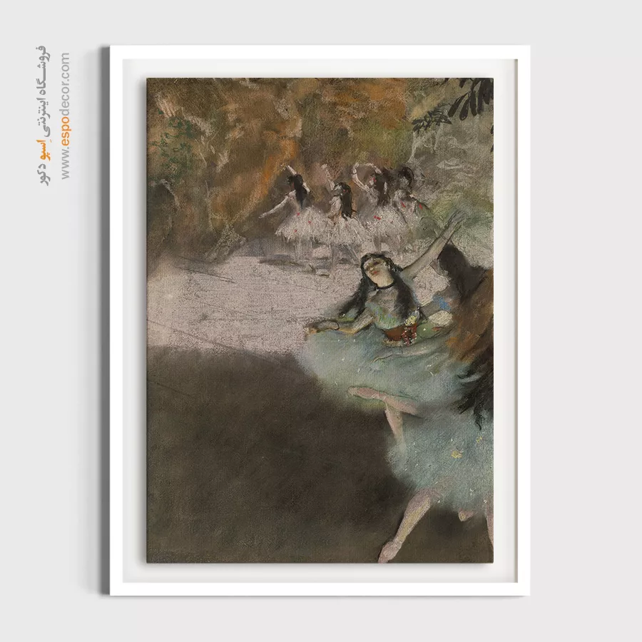 تابلو نقاشی رقصندگان مشهور - روی صحنه – تابلو نقاشی ادگار دگا - اسپو دکور