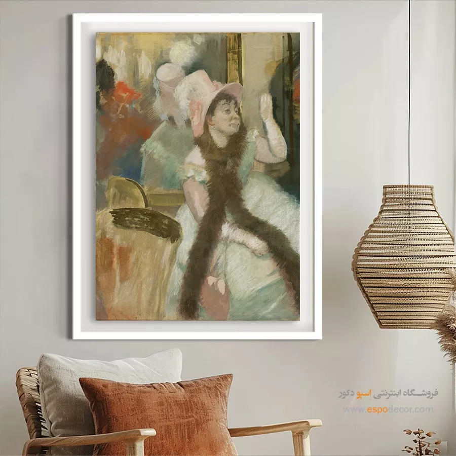 خرید تابلو نقاشی سبک کلاسیک - صحنه و لباس – تابلو نقاشی ادگار دگا - اسپو دکور