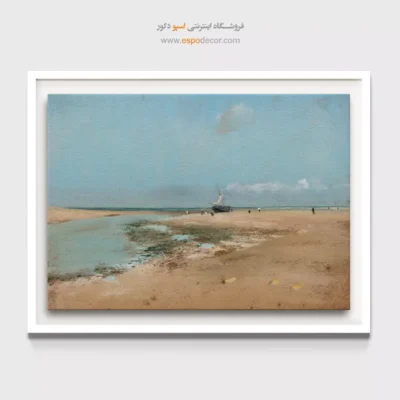 تابلو دکور هنری برای دیوار سالن - ساحل در جزر و مد – تابلو نقاشی ادگار دگا - اسپو دکور