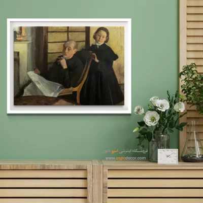 تابلوهای هنری برای خانه لوکس - هانری دگا و خواهرزاده اش – تابلو نقاشی ادگار دگا - اسپو دکور