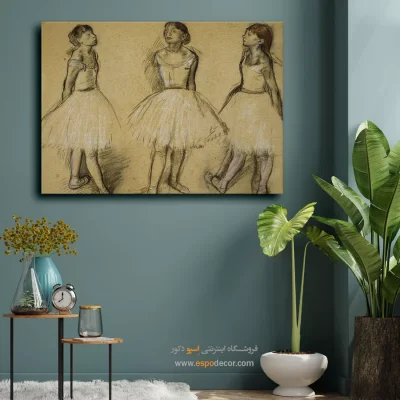 تابلو نقاشی دیواری باله
