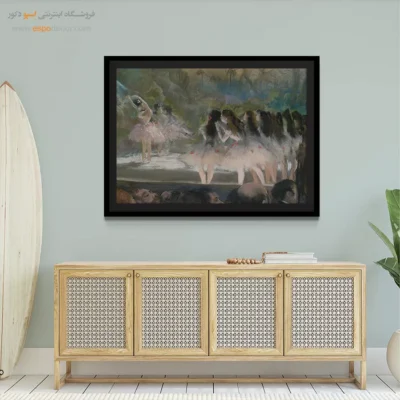 تابلو نقاشی رقصنده‌های باله - باله در اپرای پاریس – تابلو نقاشی ادگار دگا - اسپو دکور