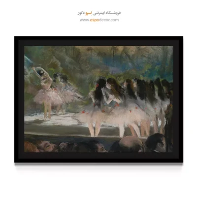 تابلو نقاشی رقصنده‌های باله - باله در اپرای پاریس – تابلو نقاشی ادگار دگا - اسپو دکور