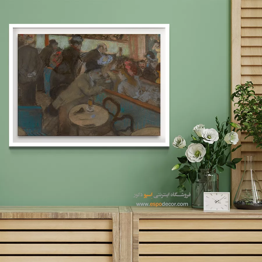 تابلو نقاشی هنری معروف دنیا - کافه کنسرت – تابلو نقاشی ادگار دگا - اسپو دکور