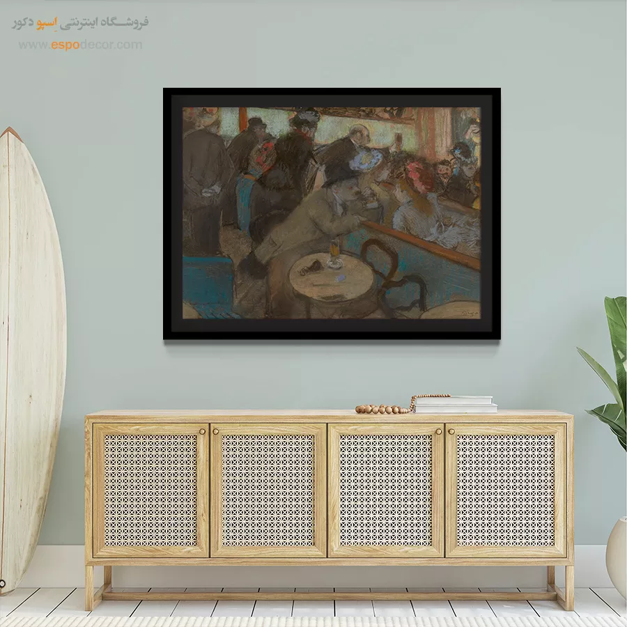 تابلو نقاشی هنری معروف دنیا - کافه کنسرت – تابلو نقاشی ادگار دگا - اسپو دکور