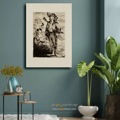 تابلو با موضوع زندگی شهری