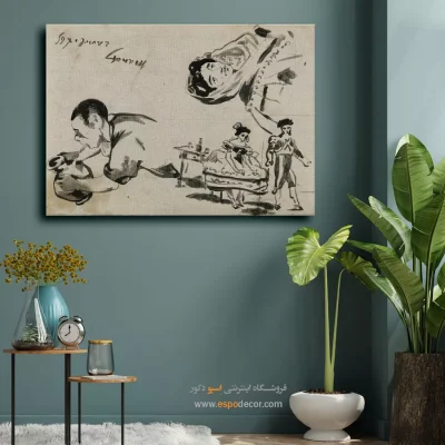 تابلو منظره شهری با سبک کلاسیک