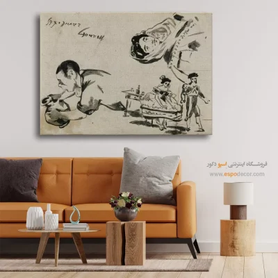 تابلو منظره شهری با سبک کلاسیک