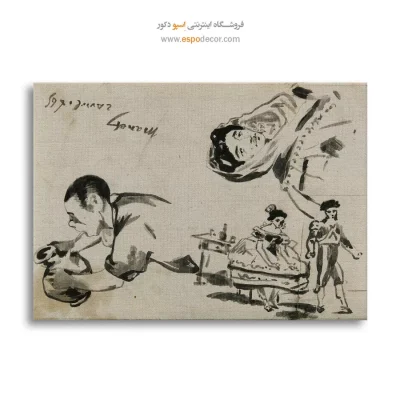 تابلو منظره شهری با سبک کلاسیک