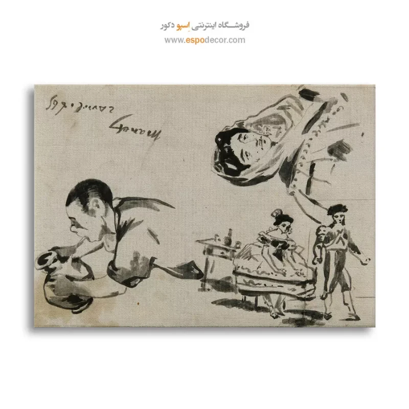 تابلو منظره شهری با سبک کلاسیک