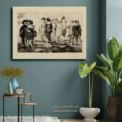 کاوالیرز کوچولو – تابلو نقاشی ادوارد مانه - تابلو چهره با عمق هنری – اسپو دکور – Espodecor