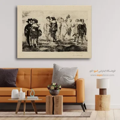 کاوالیرز کوچولو – تابلو نقاشی ادوارد مانه - تابلو چهره با عمق هنری – اسپو دکور – Espodecor