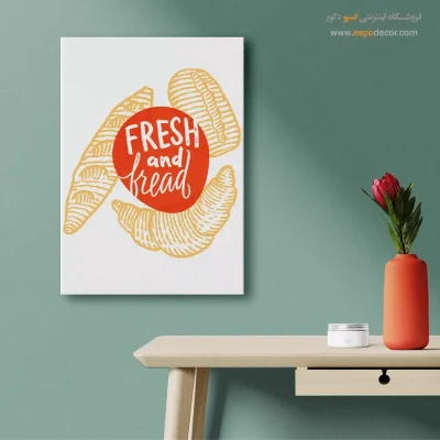 خرید تابلو بوم با متن انگلیسی مدرن - تازه – تابلو تایپوگرافی انگلیسی - اسپو دکور