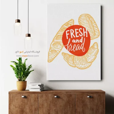 خرید تابلو بوم با متن انگلیسی مدرن - تازه – تابلو تایپوگرافی انگلیسی - اسپو دکور