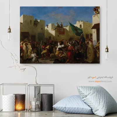 تابلو نقاشی های اوژن دلاکروا - اسپو دکور